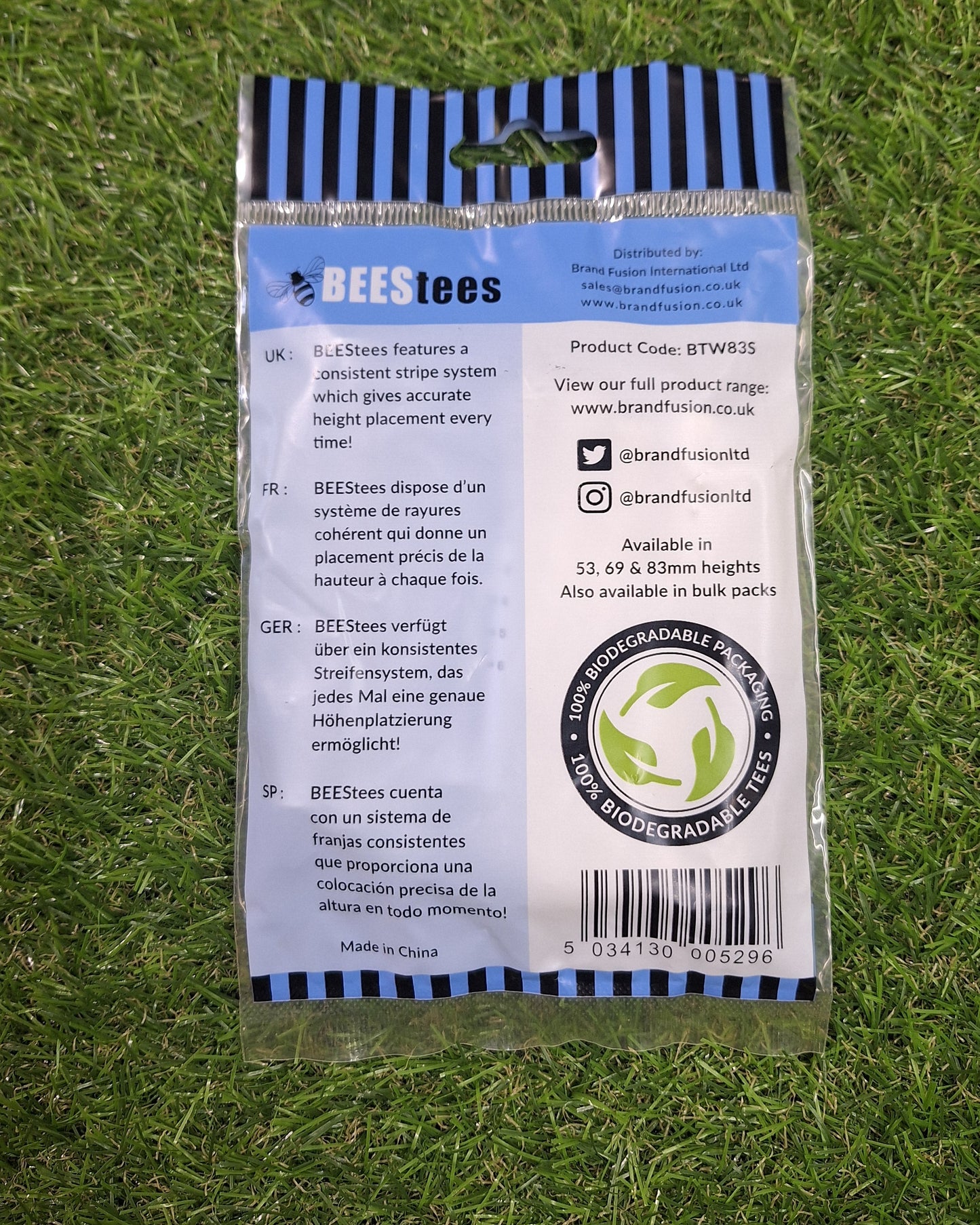 Bees Tees - 83mm Tees - 15 Pack