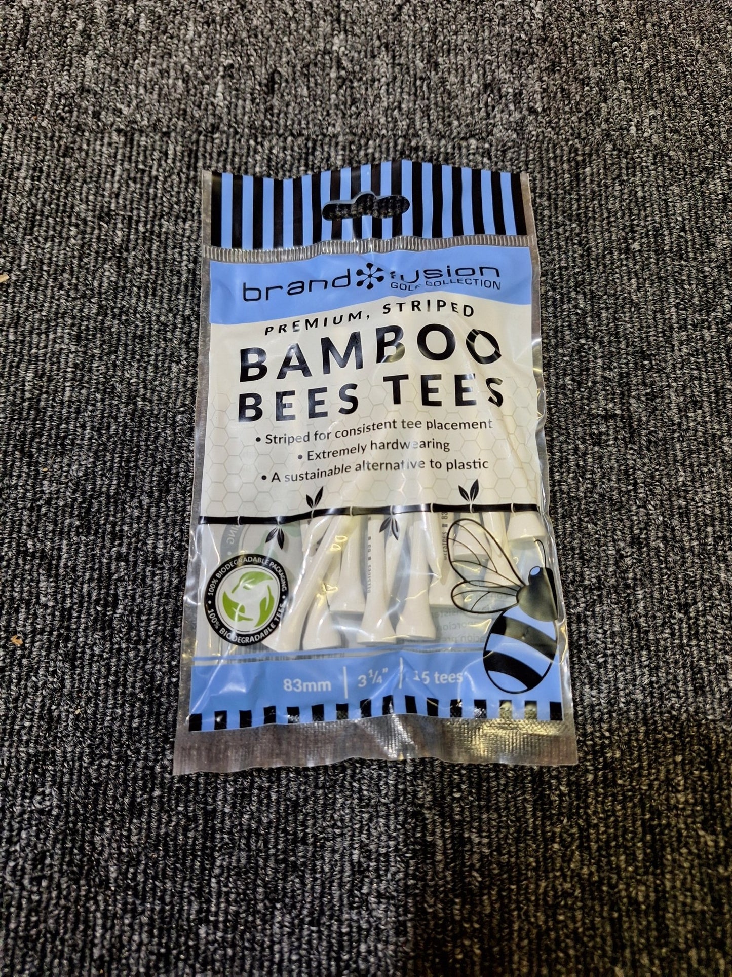 Bees Tees - 83mm Tees - 15 Pack - Shams Golf Exchange