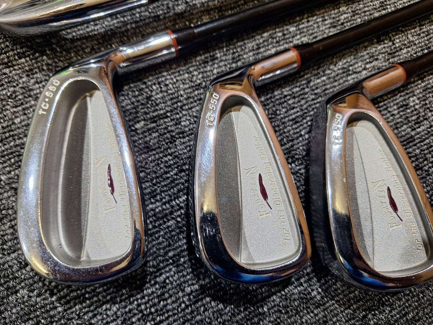 Fourteen - TC550 Irons - 5 - PW - MD - 370TI Reg Flex - RH - Shams Golf Exchange