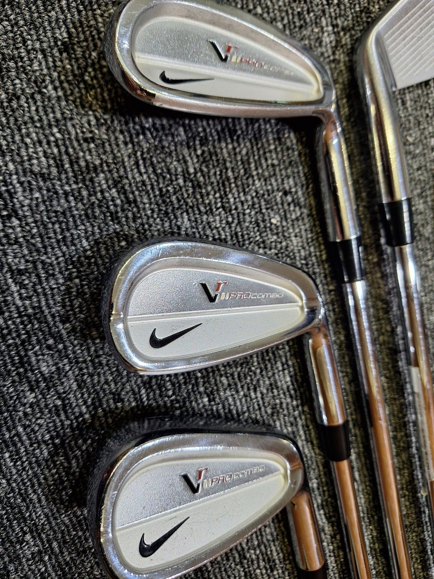 Nike - Victory Red Forged Pro Combo Irons - #5 - PW - Stiff Steel - Right Hand - Shams Golf Exchange