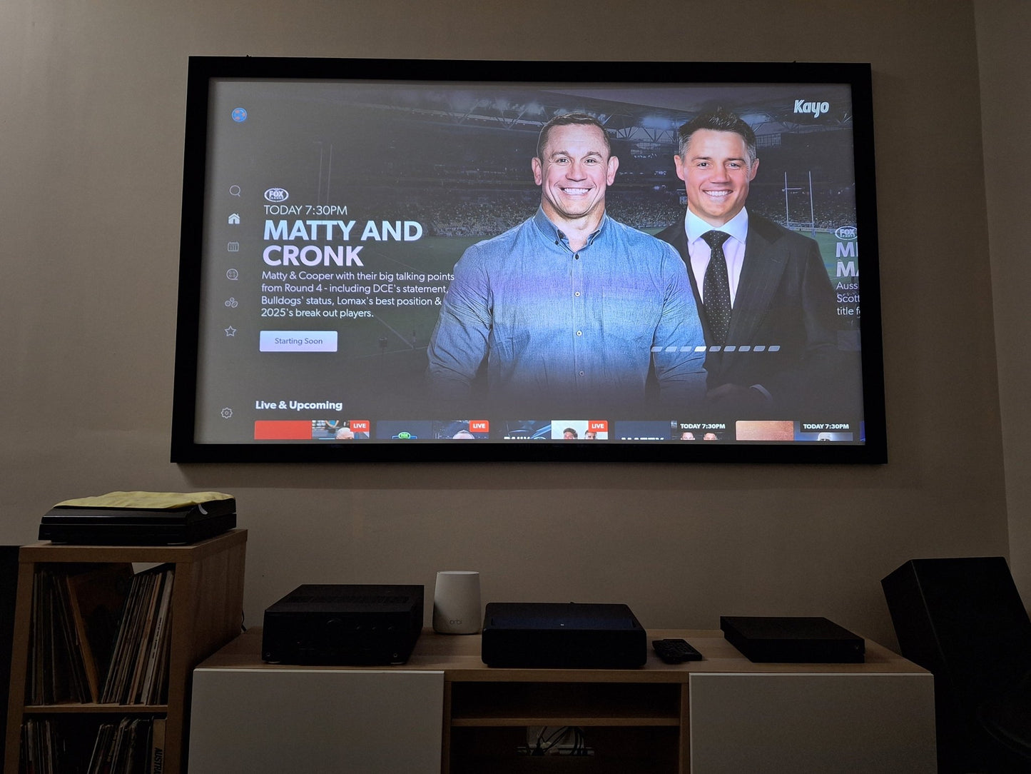 Xiaomi - 4k Ultra Short Throw Projector - 150 inch - Screen Included - Shams Golf Exchange