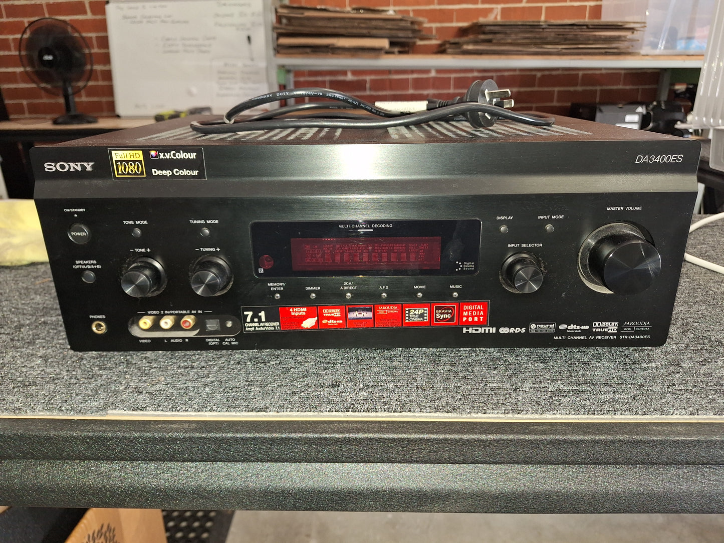 Sony - DA3400ES - 7.1 Home Thatre Receiver - Full Working Condition