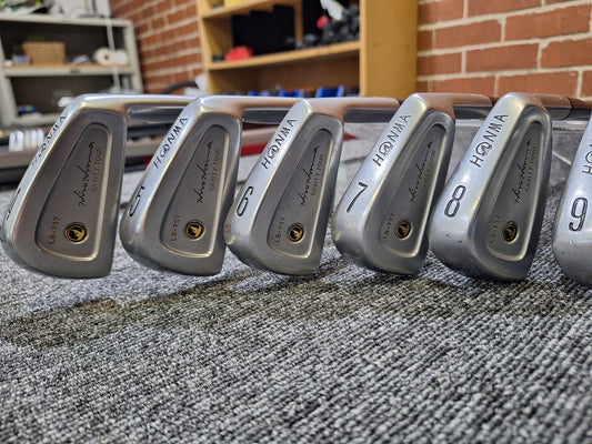 Honma - LB-737 Black Finish - #3 - 11 + SW - M40 New Titanium Carbon - RH - GOOD