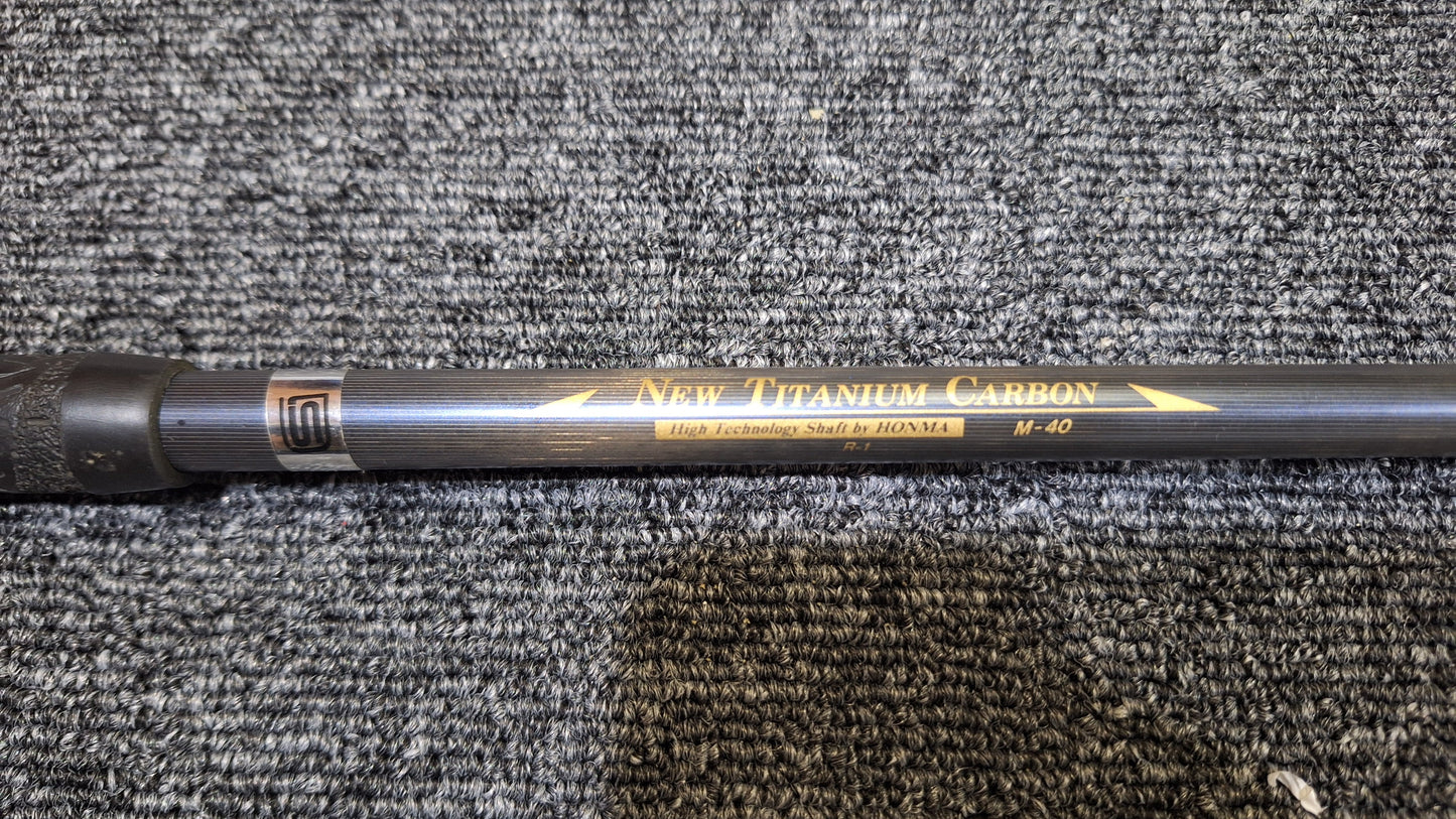 Honma - LB-737 Black Finish - #3 - 11 + SW - M40 New Titanium Carbon - RH - GOOD