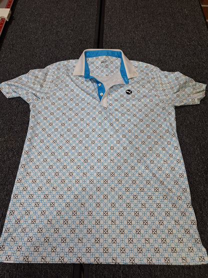 PUMA - Polo Shirt - White - US Medium / UK Large - VERY GOOD