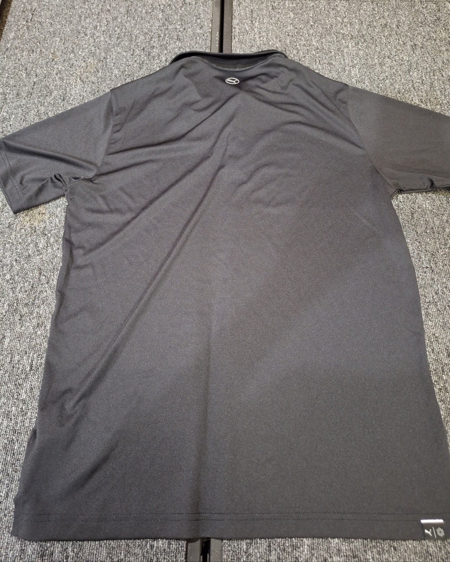 PUMA - Polo Shirt - Black - US Medium / UK Large - VERY GOOD