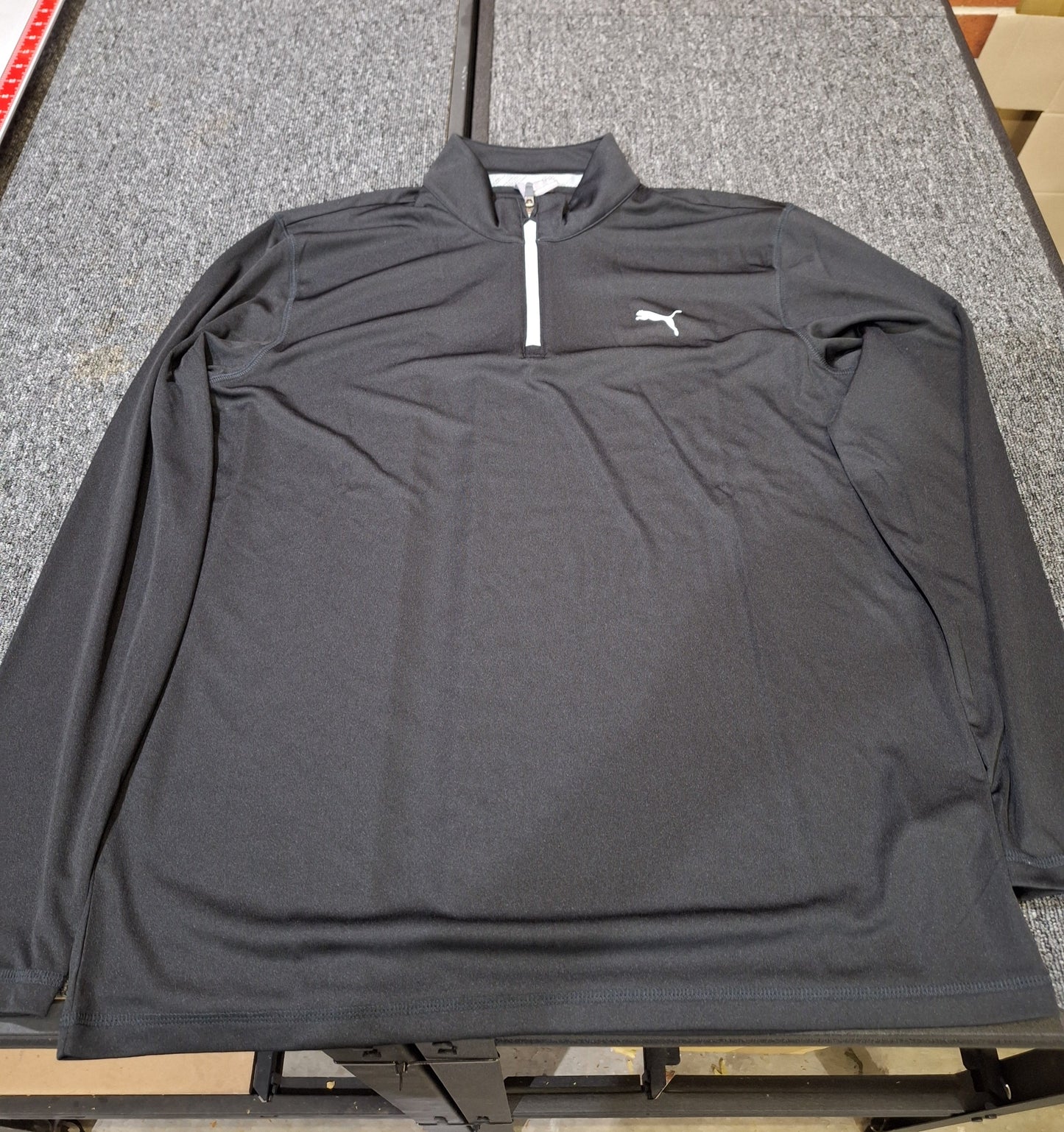 PUMA - 1/4 Zip Midlayer - Black - US Medium / UK Large - EXCELLENT