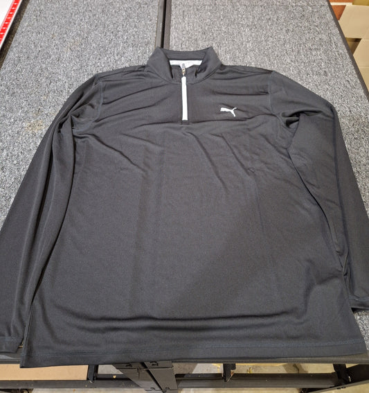 PUMA - 1/4 Zip Midlayer - Black - US Medium / UK Large - EXCELLENT