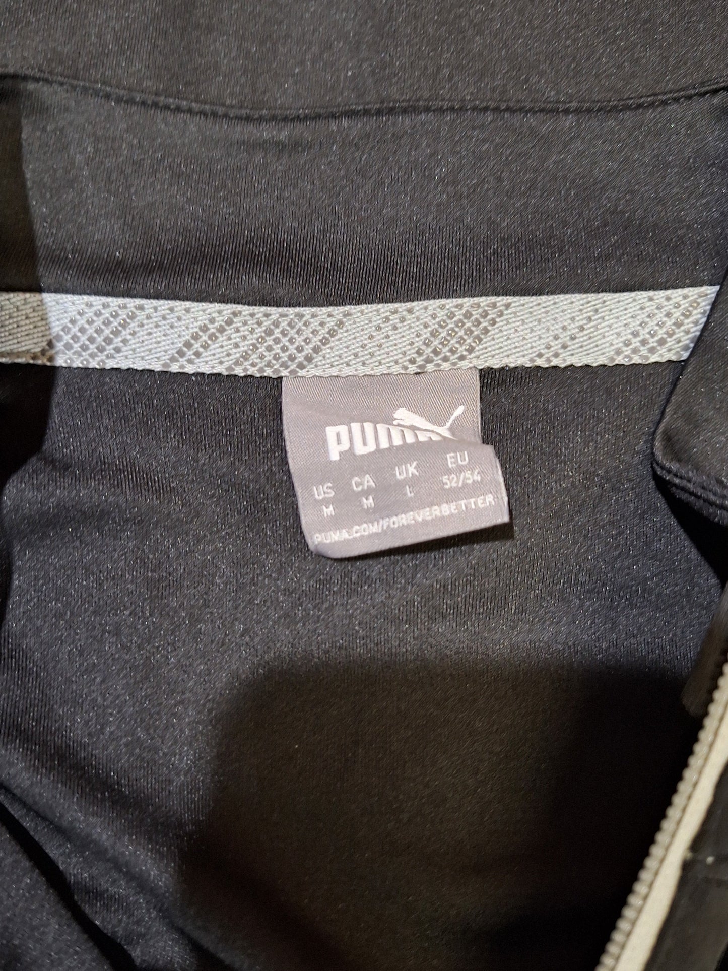 PUMA - 1/4 Zip Midlayer - Black - US Medium / UK Large - EXCELLENT