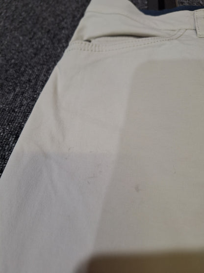 ADIDAS - Primegreen 5 Pocket Pants - Cream - 34 Waist 32 Length - VERY GOOD