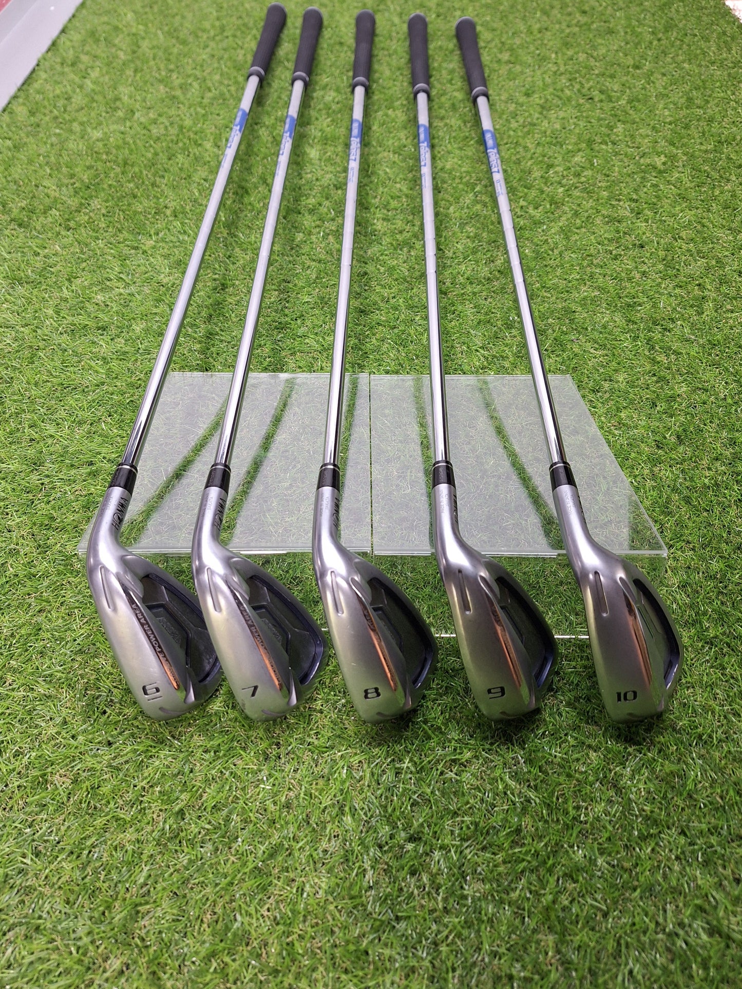 Honma - LB 808 Irons (2018) - #6 to #10 (PW) - Nippon Zelos 7 Stiff - RH - VERY GOOD
