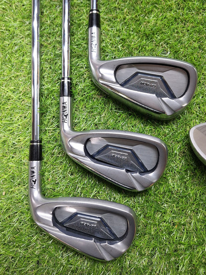 Honma - LB 808 Irons (2018) - #6 to #10 (PW) - Nippon Zelos 7 Stiff - RH - VERY GOOD