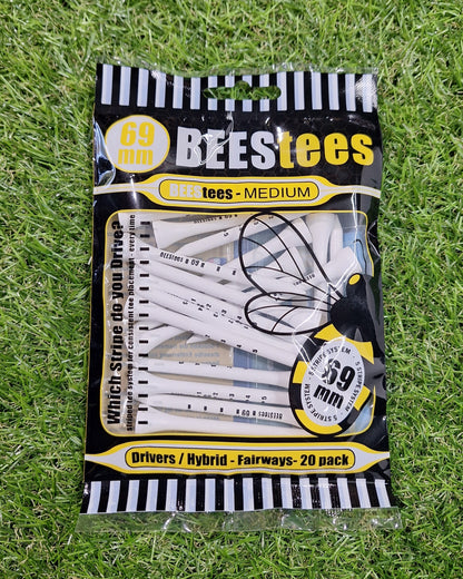 Bees Tees - 69mm Tees - 20 Pack
