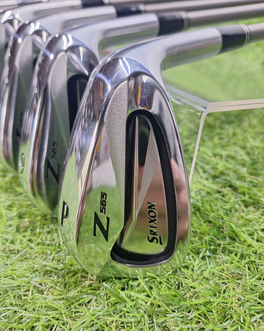 Srixon - Z565 Irons - #4 to PW - Aerotech Steelfiber i80 Reg - RH - EXCELLENT
