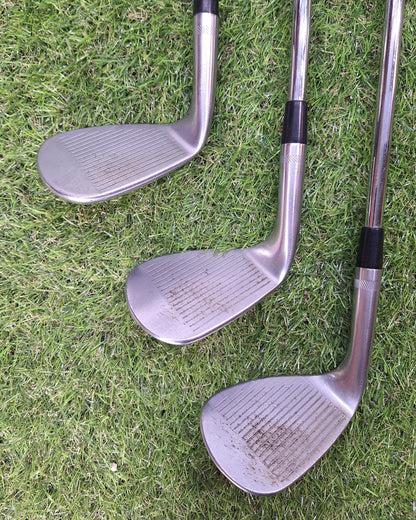 Titliest SM9 Wedges - 52/08 + 56/12 + 60/08 - Dy Gold Wedge - RH - GOOD