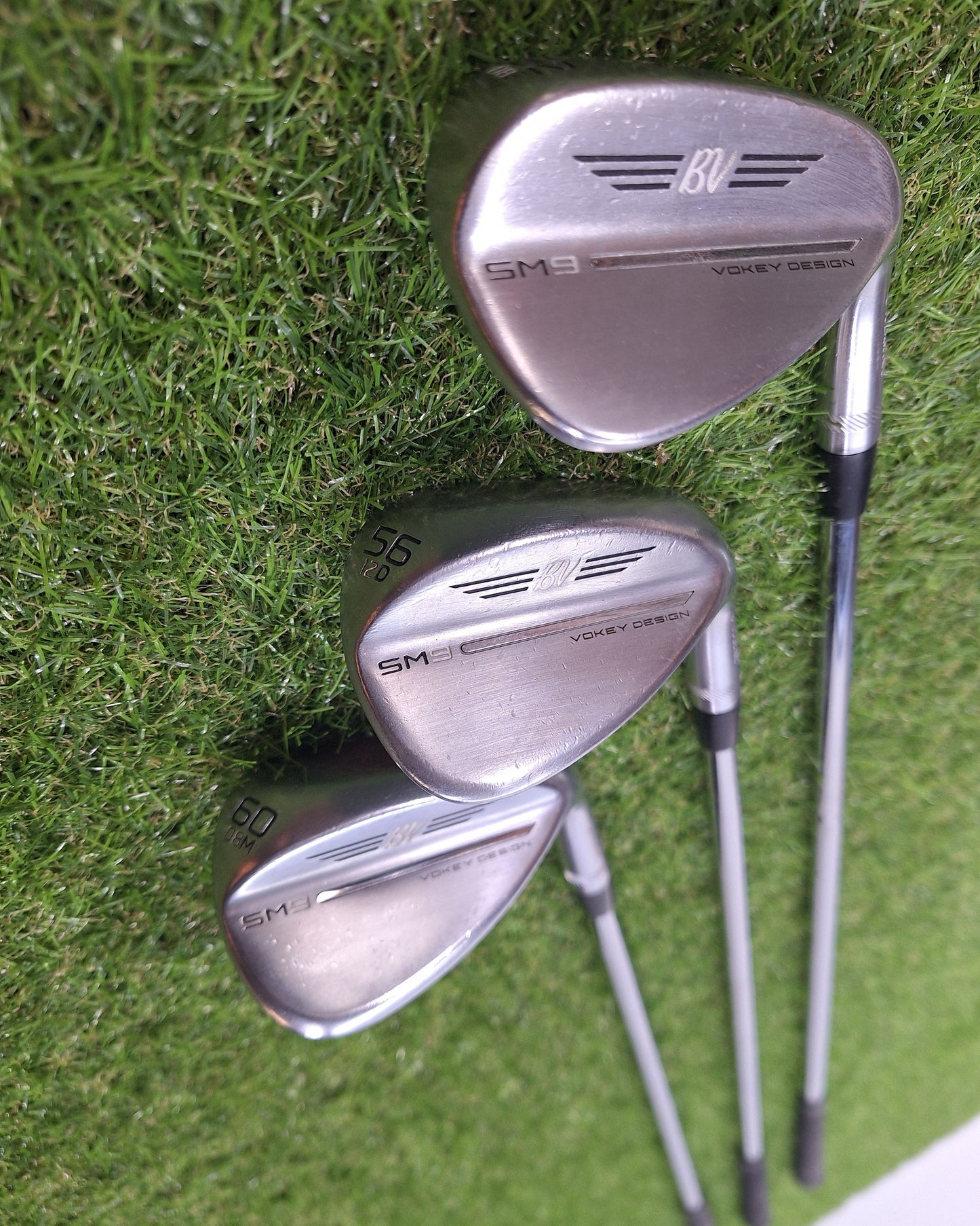 Titliest SM9 Wedges - 52/08 + 56/12 + 60/08 - Dy Gold Wedge - RH - GOOD