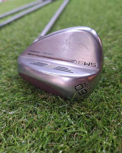 Titliest SM9 Wedges - 52/08 + 56/12 + 60/08 - Dy Gold Wedge - RH - GOOD