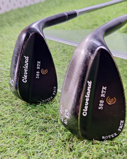 Cleveland - 588 RTX Wedges x2 - 50/10 + 58/12 - NS PRO 950GH - RH - VERY GOOD