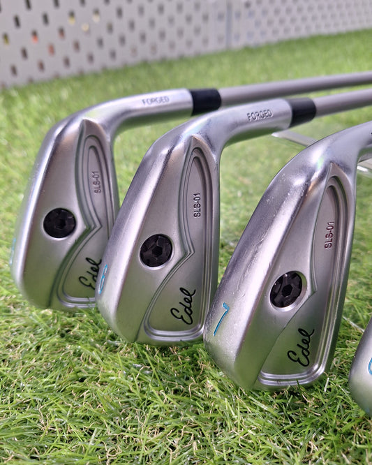 Edel - SLS-01 One Length Irons - #5-PW+GW - Nunchuck X1 Stiff - RH - VERY GOOD