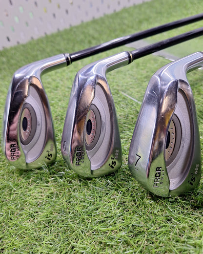 PRGR - is3 502 Irons (2007) - #5-PW - PRGR Inspec SR Flex - RH - VERY GOOD
