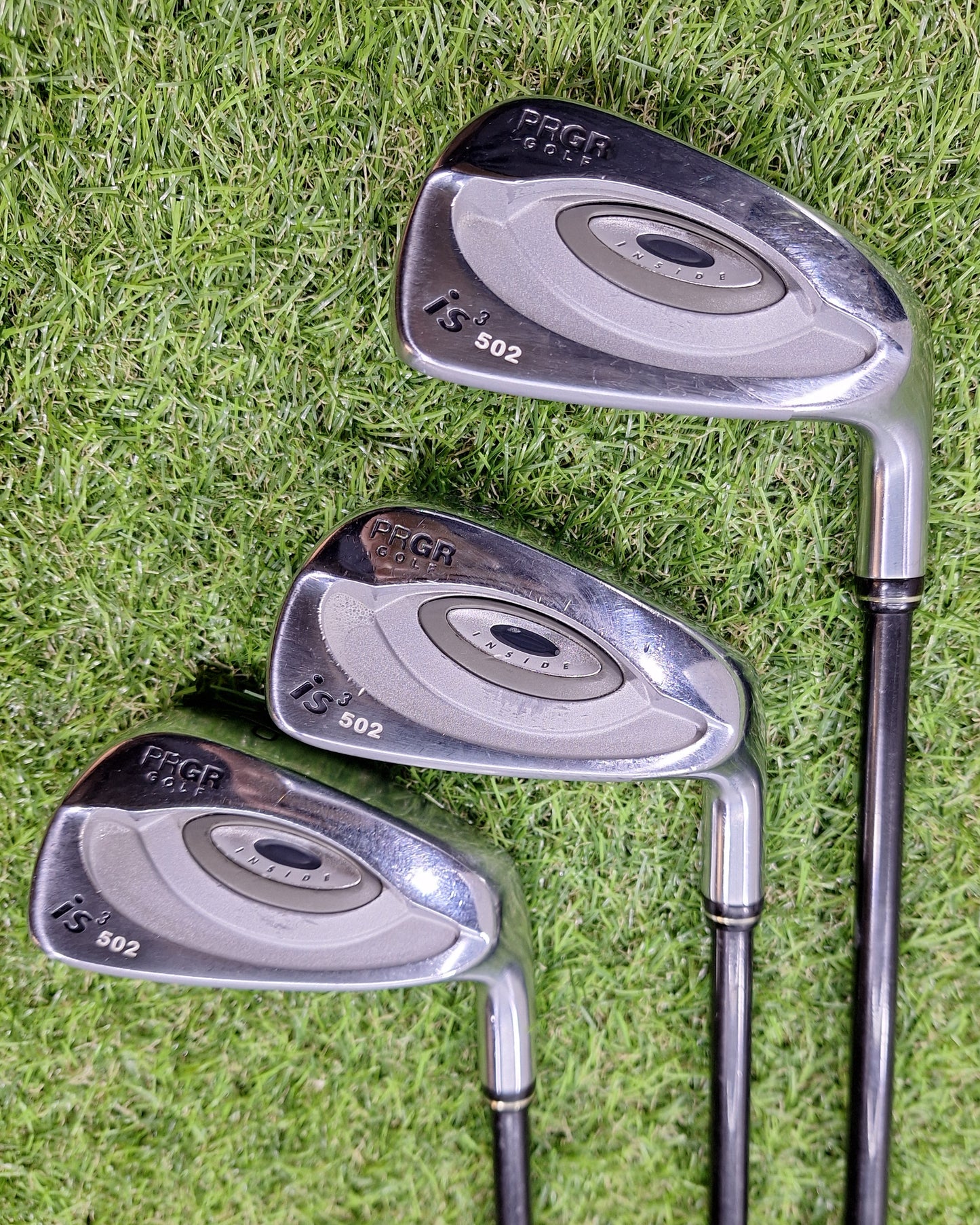 PRGR - is3 502 Irons (2007) - #5-PW - PRGR Inspec SR Flex - RH - VERY GOOD