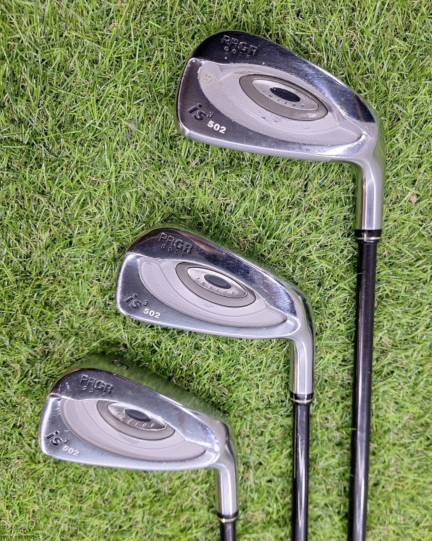 PRGR - is3 502 Irons (2007) - #5-PW - PRGR Inspec SR Flex - RH - VERY GOOD