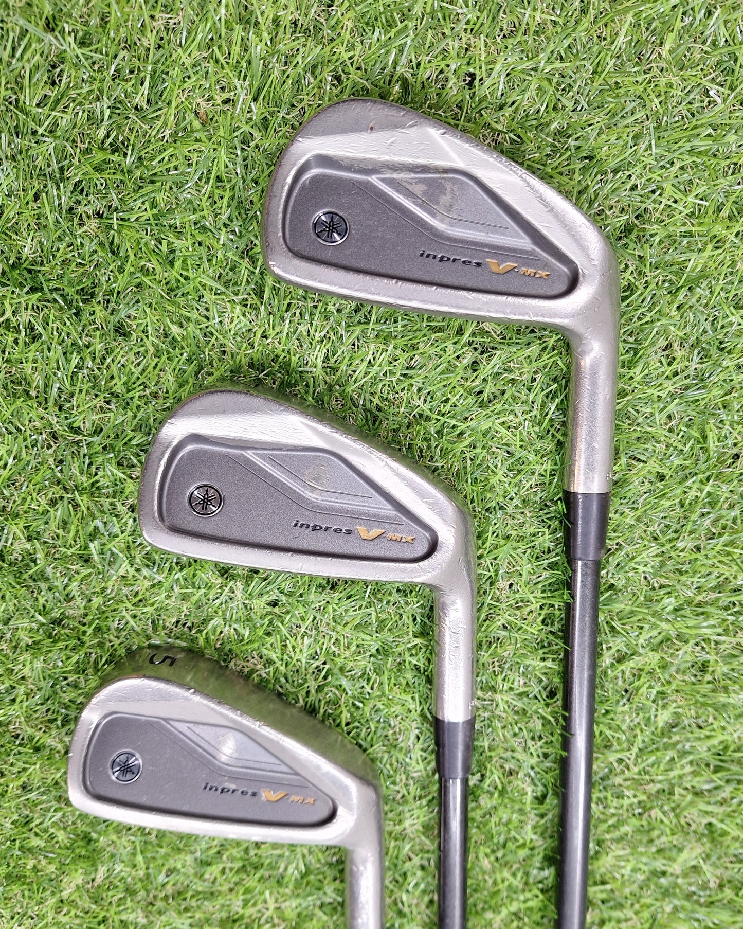 Yamaha - inpres V-MX Irons (2005) - #5-PW - Dual Bend MX-05 Reg - RH - GOOD