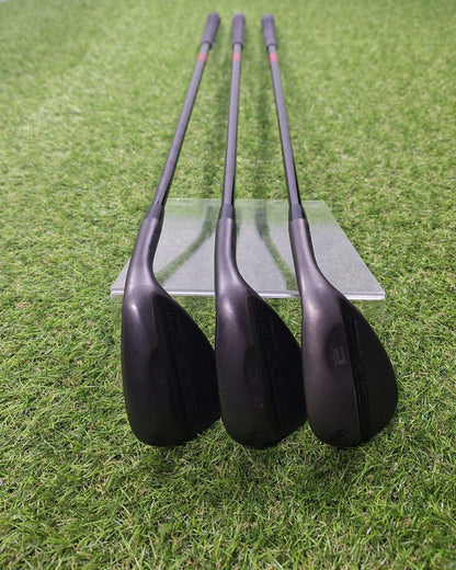Cobra - SB2 Black Wedge Set - 50V, 54V, 58W - KBS Hi-Rev 2.0 Black - RH - VERY GOOD