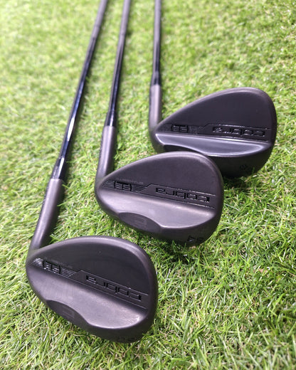 Cobra - SB2 Black Wedge Set - 50V, 54V, 58W - KBS Hi-Rev 2.0 Black - RH - VERY GOOD