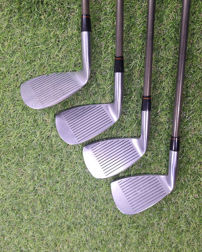 HONMA - LB-708 Irons (1995) - #3-10+SW - 4Star New Super Ferrite Carbon - RH - VERY GOOD