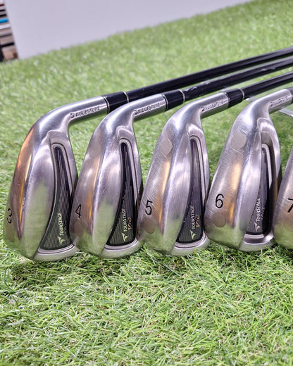 Bridgestone - Tourstage ViQ Irons - #3-PW+P/S+SW - TSI-50 Stiff - RH - VERY GOOD