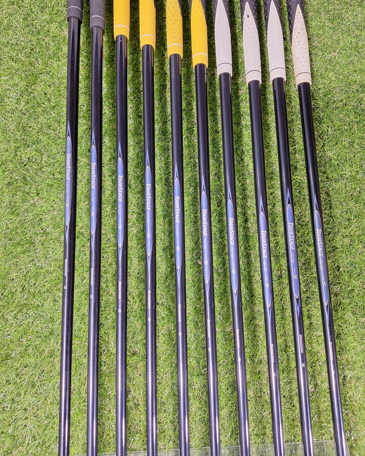 Bridgestone - Tourstage ViQ Irons - #3-PW+P/S+SW - TSI-50 Stiff - RH - VERY GOOD