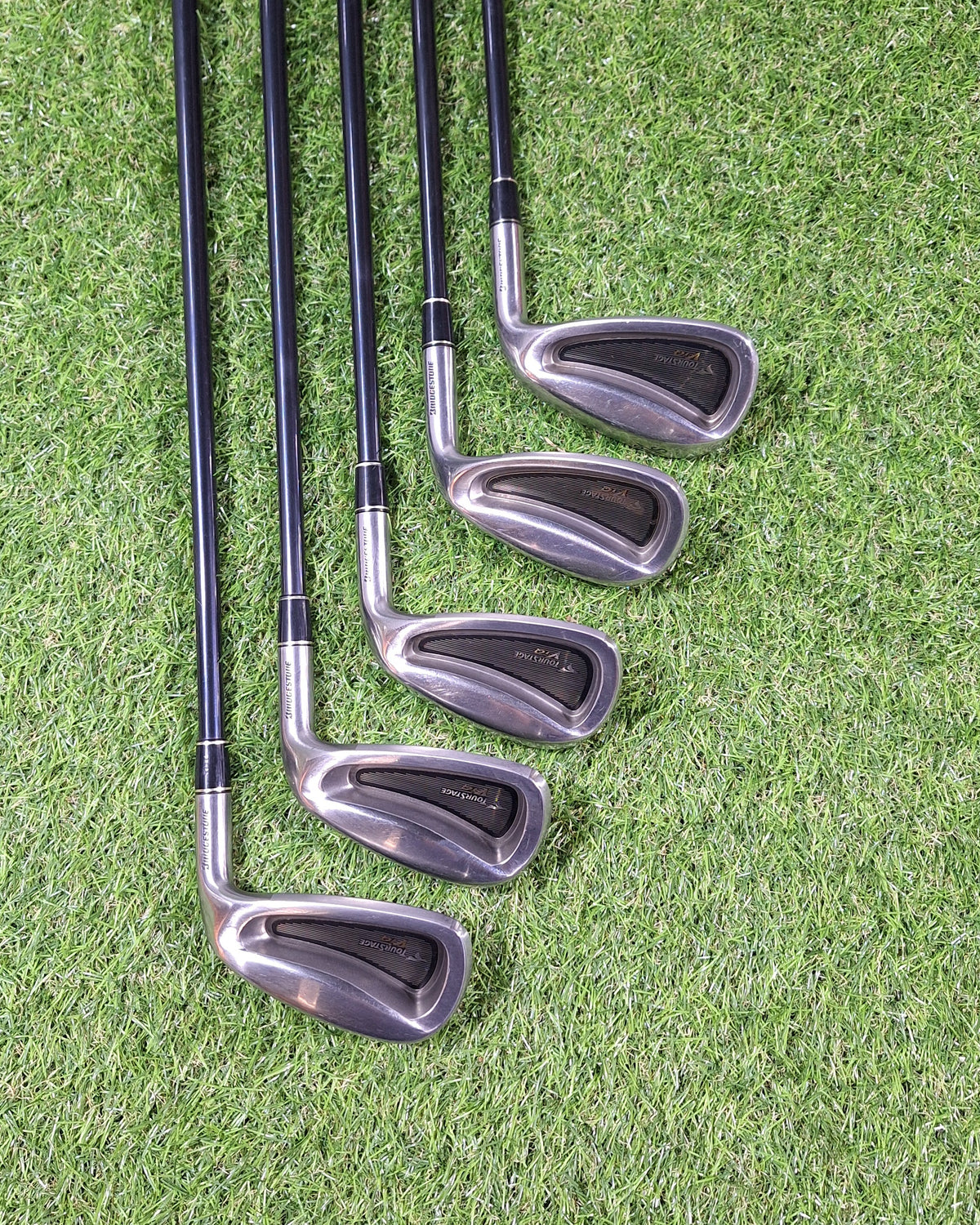 Bridgestone - Tourstage ViQ Irons - #3-PW+P/S+SW - TSI-50 Stiff - RH - VERY GOOD
