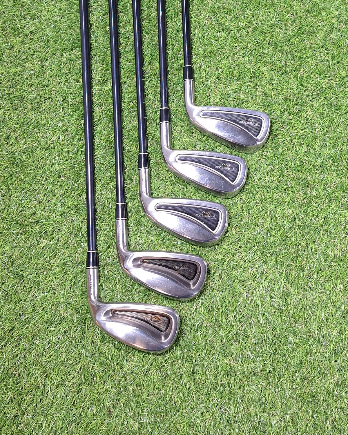 Bridgestone - Tourstage ViQ Irons - #3-PW+P/S+SW - TSI-50 Stiff - RH - VERY GOOD