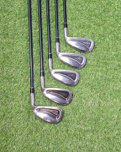 Bridgestone - Tourstage ViQ Irons - #3-PW+P/S+SW - TSI-50 Stiff - RH - VERY GOOD