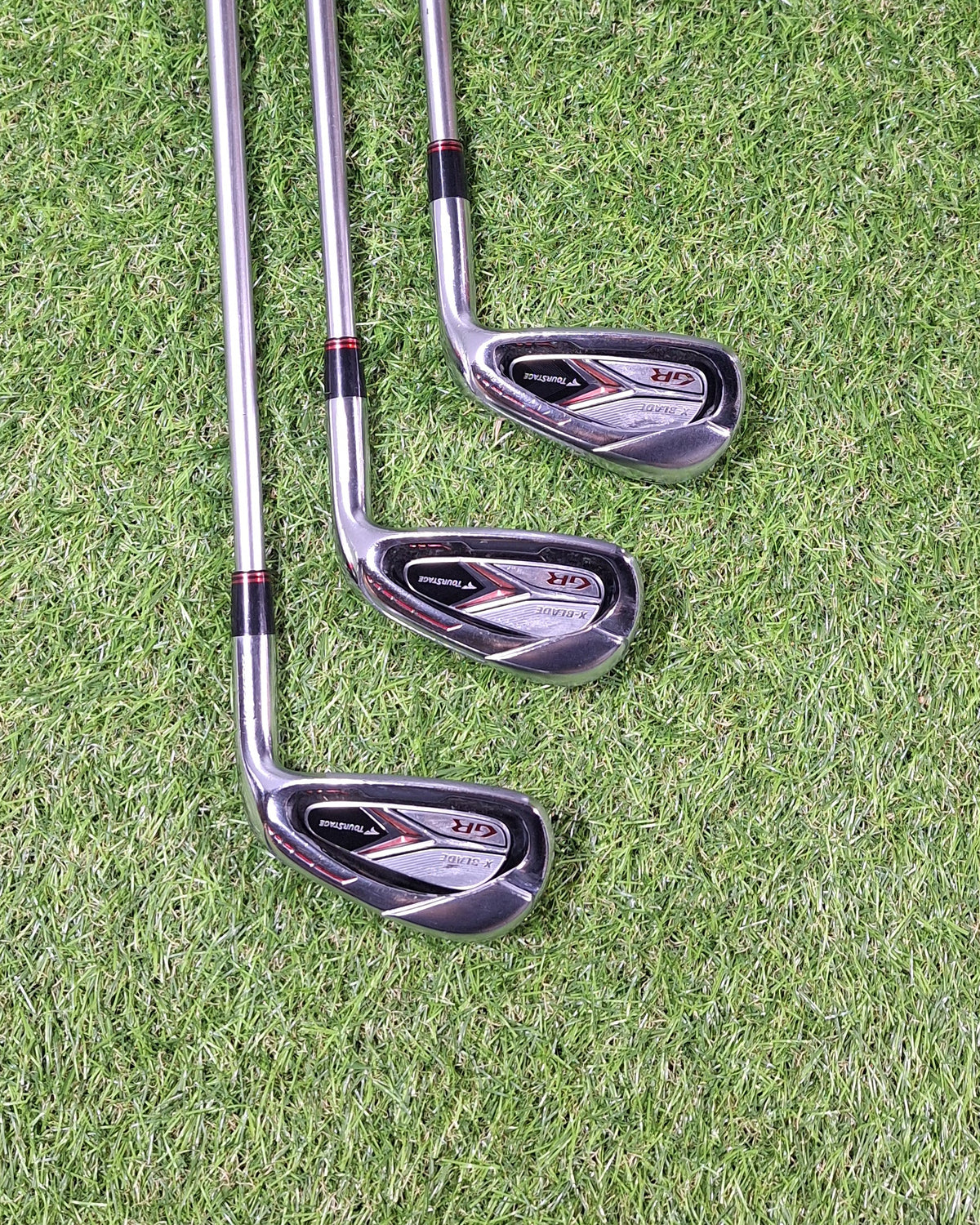 Bridgestone - Tourstage X-Blade GR Irons - #5-PW - Tour AD B12-03i Stiff - RH - GOOD