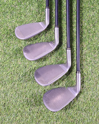 XXIO - XXIO (2002) Irons - #5-PW+AW+SW - MP200 Reg - RH - GOOD
