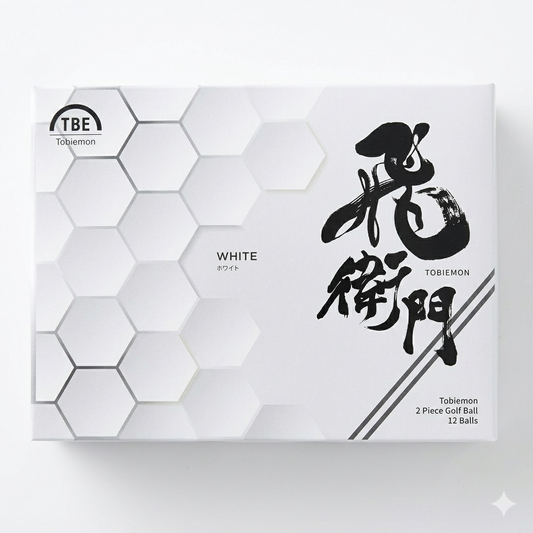 Tobiemon - High Performance Golf Ball - White - 12 Pack