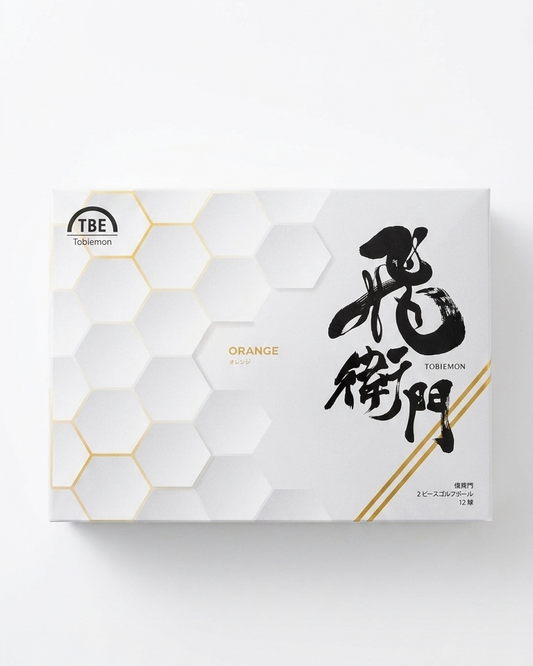 Tobiemon - High Performance Golf Ball - Orange - 12 Pack