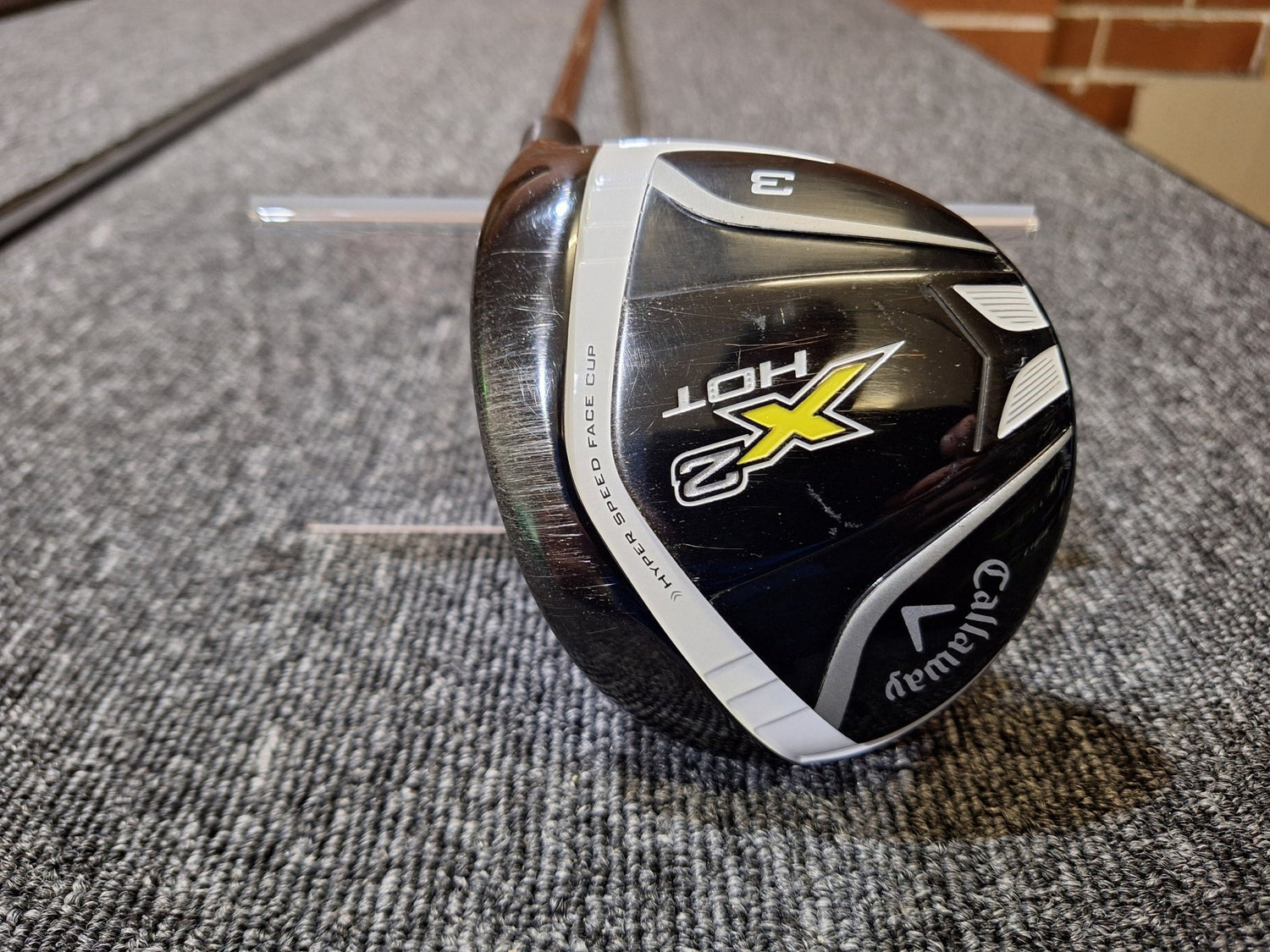 Callaway - X2 Hot 3 Wood - Graphite Design Made For Callaway Stiff - Right Hand - Shams Golf Exchange