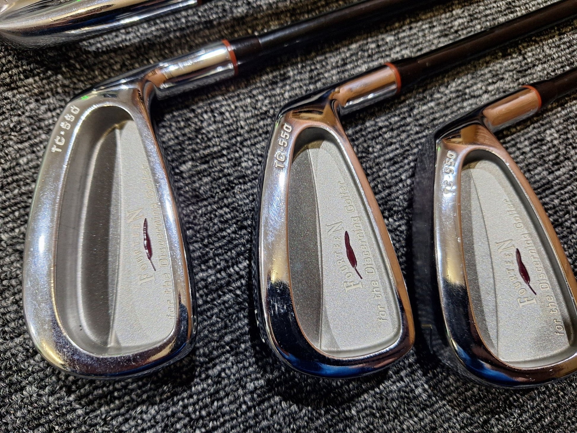 Fourteen - TC550 Irons - 5 - PW - MD - 370TI Reg Flex - RH - Shams Golf Exchange