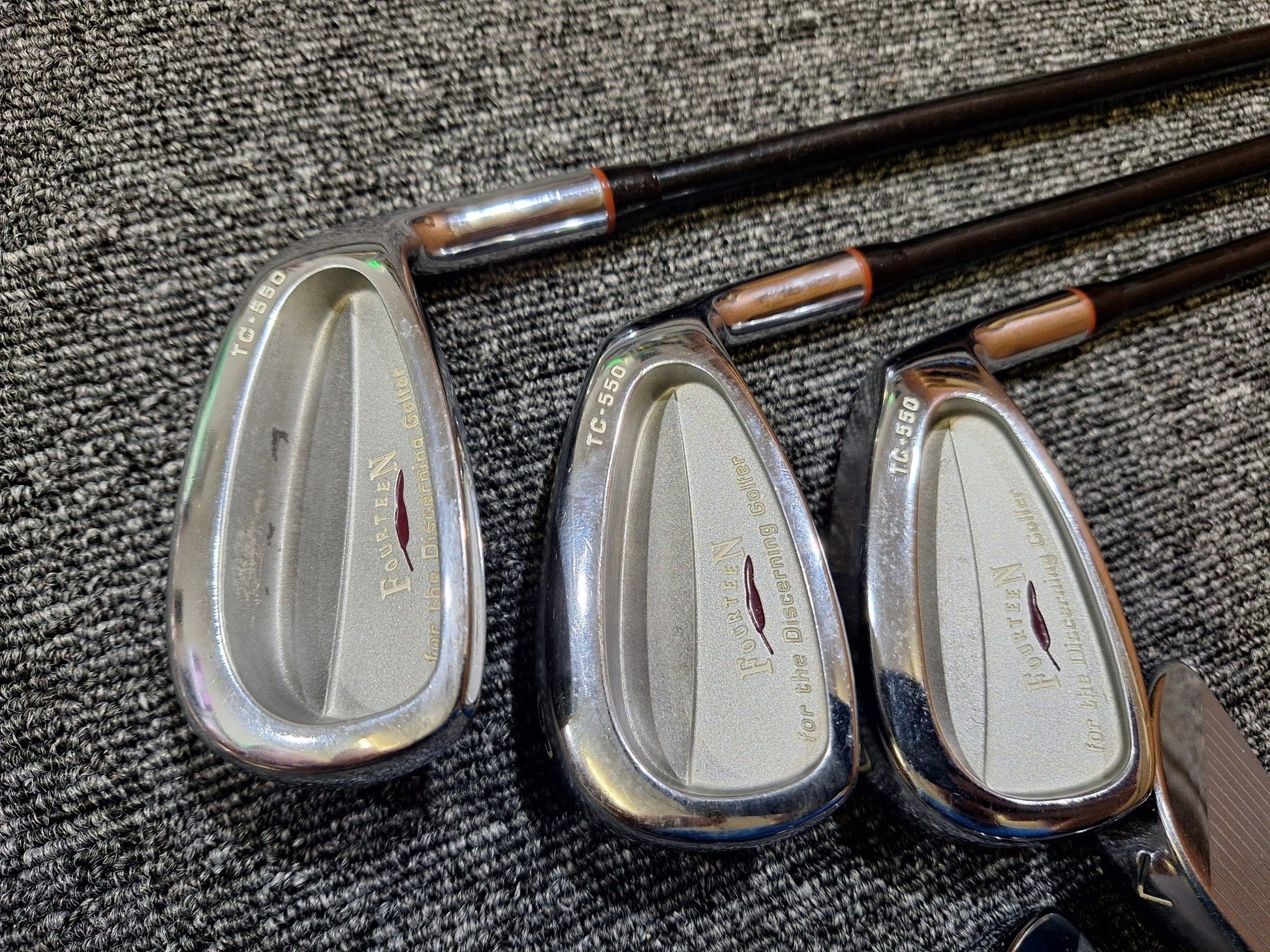 Fourteen - TC550 Irons - 5 - PW - MD - 370TI Reg Flex - RH - Shams Golf Exchange