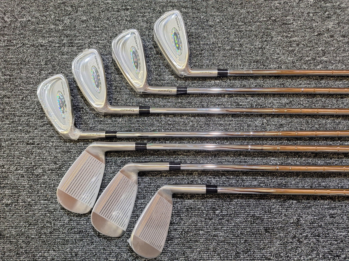 NEW - Dynacast - S320 Irons - 4 - PW - Std Length - KBS Tour 80 Reg Flex Steel - Left Hand - Shams Golf Exchange