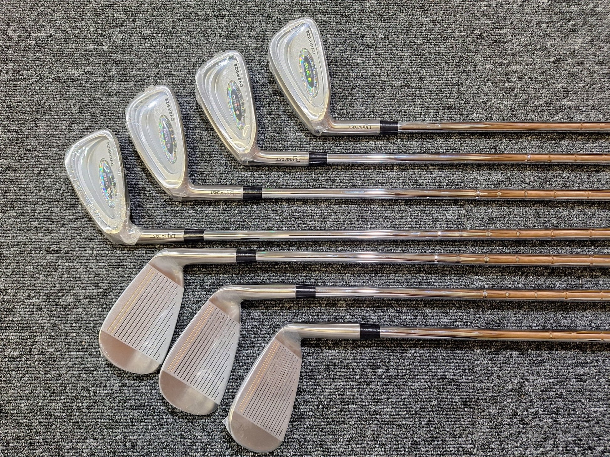 NEW - Dynacast - S320 Irons - 4 - PW - Std Length - KBS Tour 80 Reg Flex Steel - Left Hand - Shams Golf Exchange