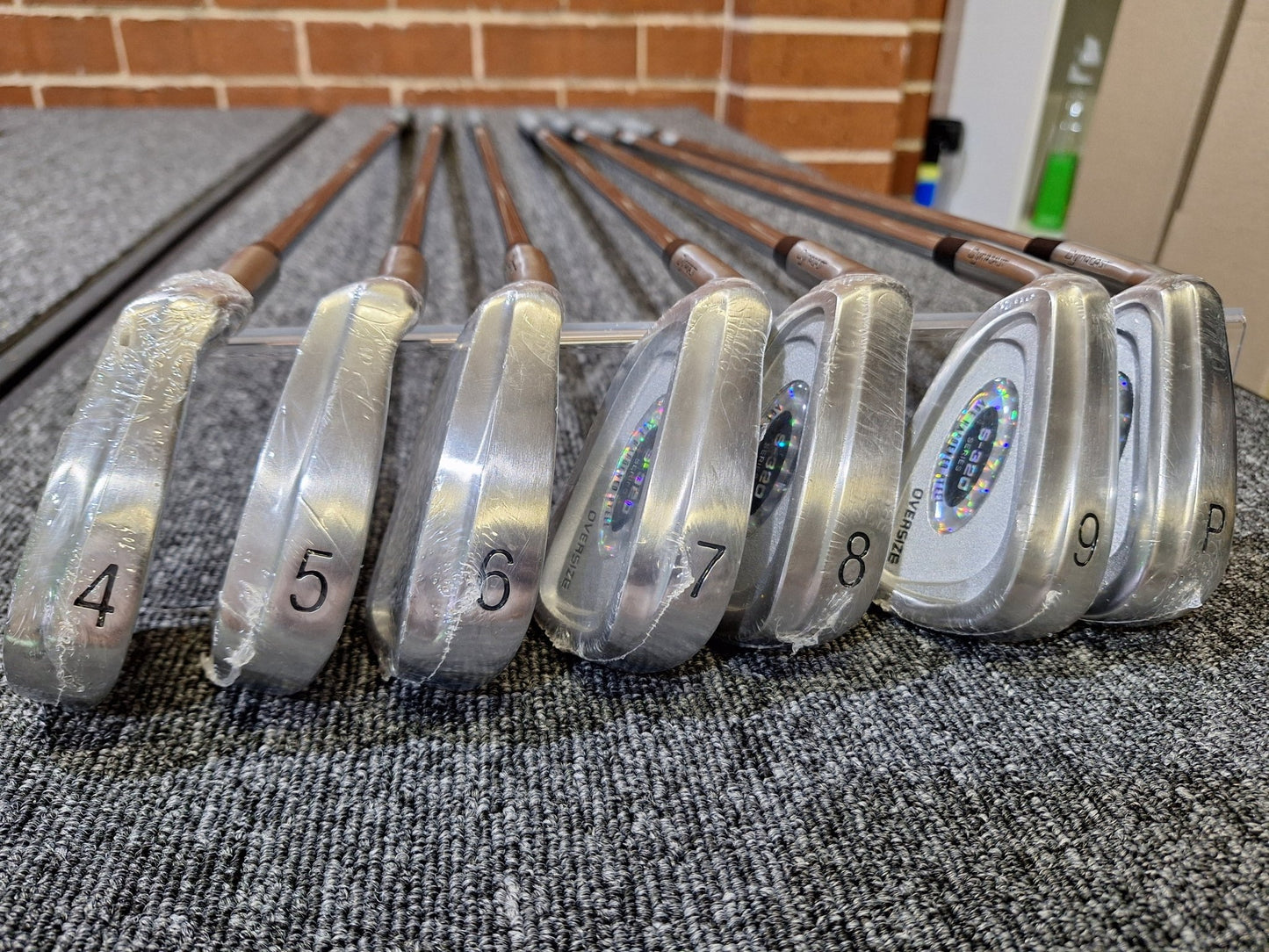 NEW - Dynacast - S320 Irons - 4 - PW - Std Length - KBS Tour 80 Reg Flex Steel - Left Hand - Shams Golf Exchange
