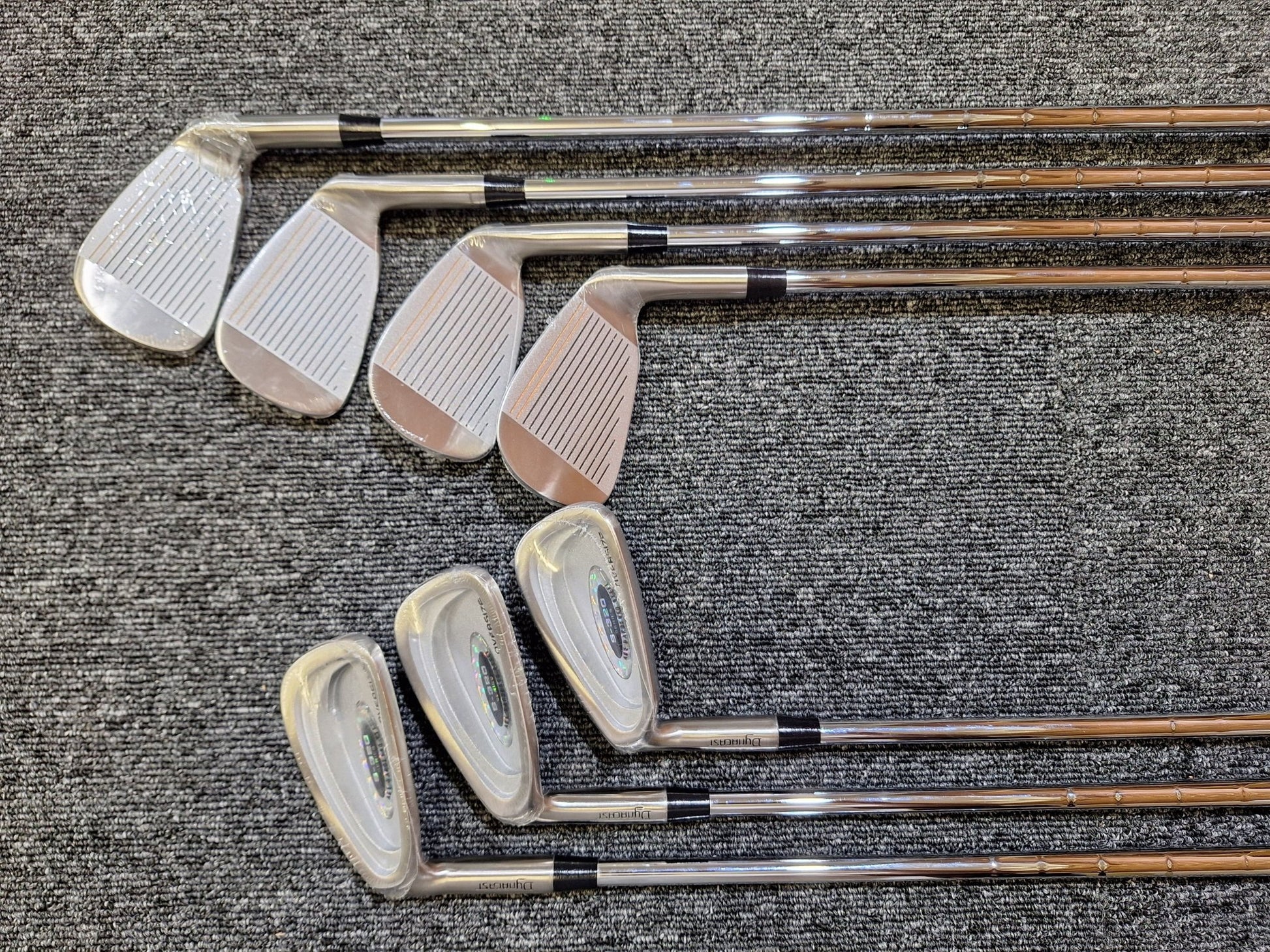 NEW - Dynacast - S320 Irons - 4 - PW - Std Length - KBS Tour 80 Reg Flex Steel - Left Hand - Shams Golf Exchange