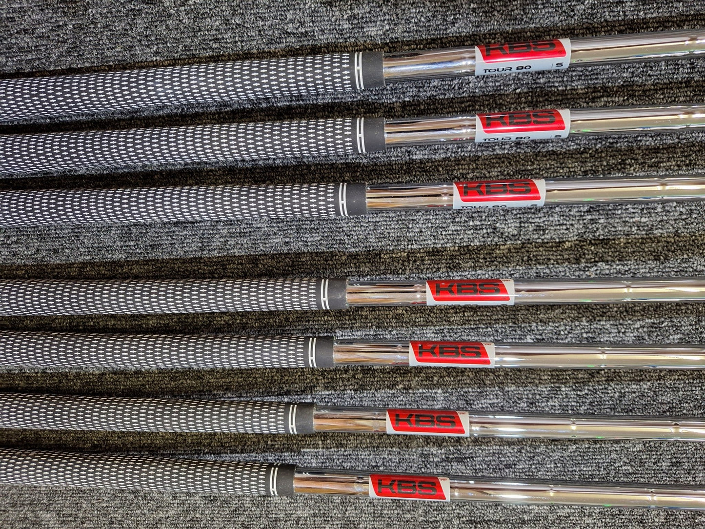 NEW - Dynacast - S320 Irons - 4 - PW - Std Length - KBS Tour 80 Reg Flex Steel - Right Hand - Shams Golf Exchange