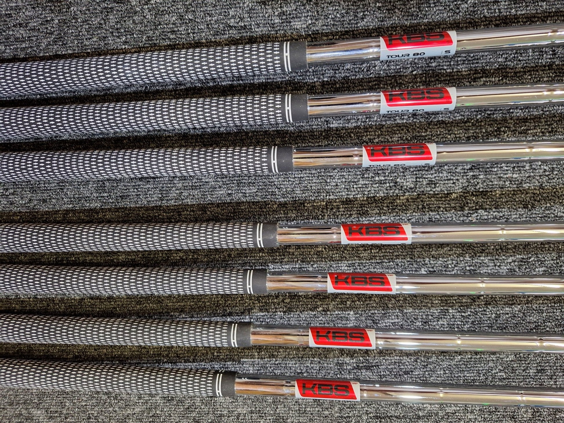 NEW - Dynacast - S320 Irons - 4 - PW - Std Length - KBS Tour 80 Reg Flex Steel - Right Hand - Shams Golf Exchange