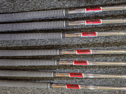NEW - Dynacast - S320 Irons - 4 - PW - Std Length - KBS Tour 80 Reg Flex Steel - Right Hand - Shams Golf Exchange