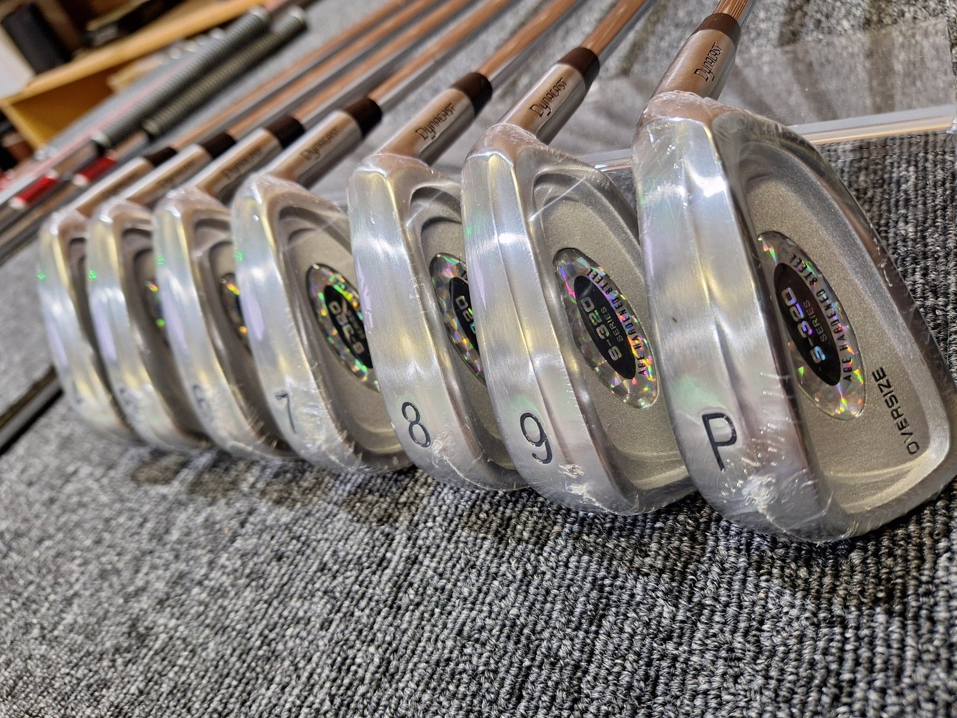 NEW - Dynacast - S320 Irons - 4 - PW - Std Length - KBS Tour 80 Reg Flex Steel - Right Hand - Shams Golf Exchange